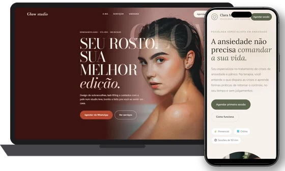 Sites profissionais